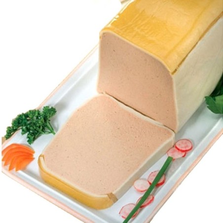 Duck Foie Gras Mousse Marinated in Port Wine - Pork-Free - 3.5Lbs Terrine