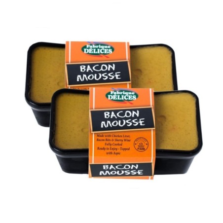 Bacon Mousse - All Natural - 7oz - Set of 2 Terrines