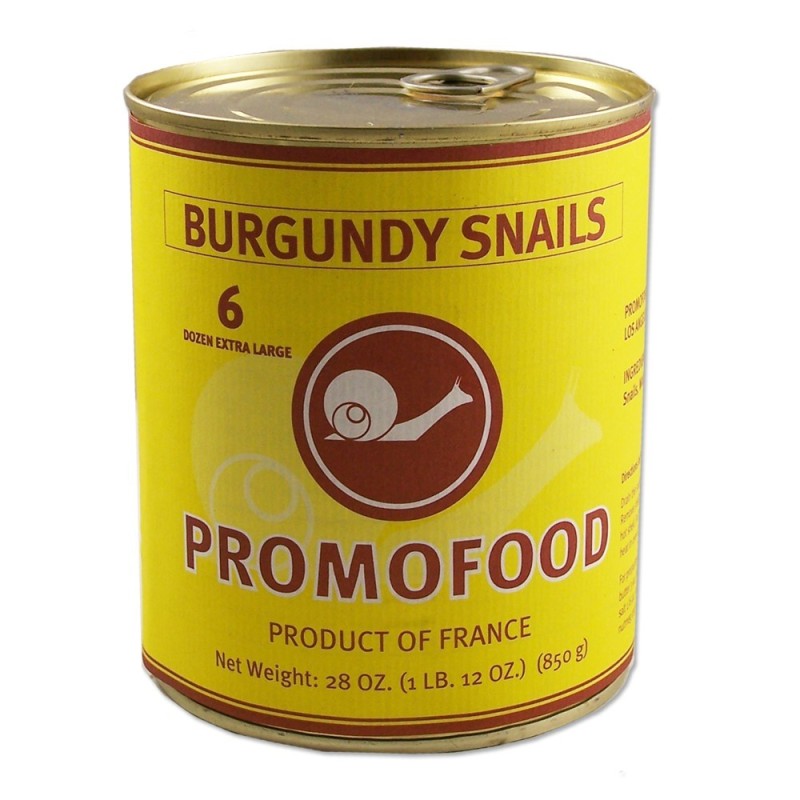 Extra Large French Burgundy Snails - 6 Dozens - 28oz