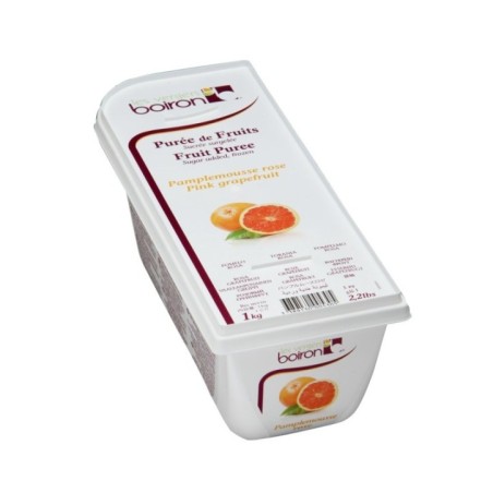 Pink Grapefruit Puree - Frozen - 90% Fruit - 2.2Lbs - Kosher