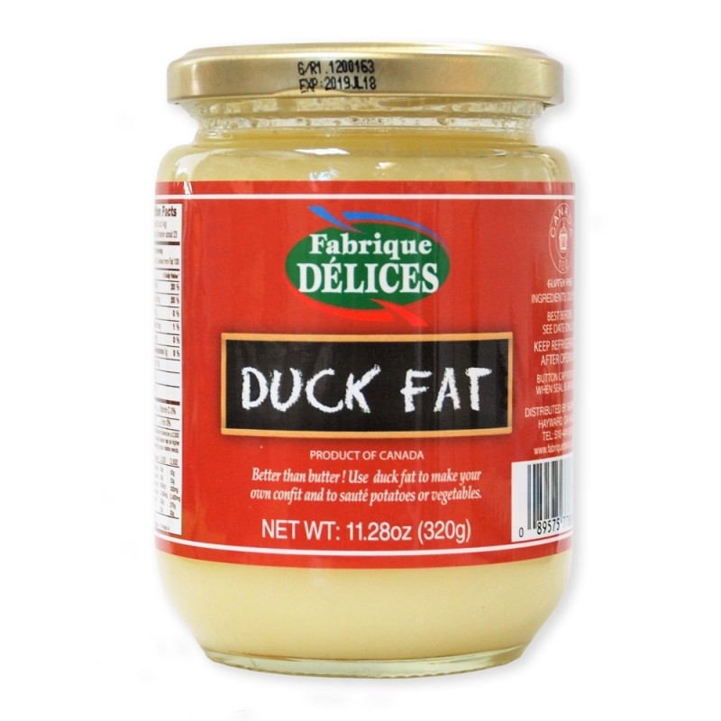 Rendered Duck Fat - Pork-Free - 11.28oz Glass Jar