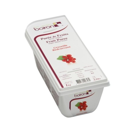 Red Currant Puree - Frozen - 90% Fruit - 2.2Lbs - Kosher